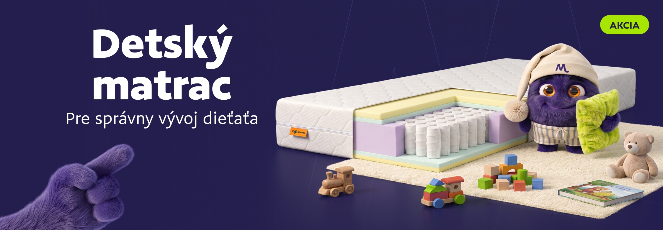 Detský matrac pre správny vývoj dieťaťa | Ja-a-matrac.sk