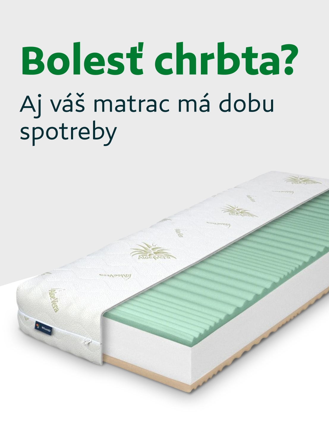 Trpíte bolesťou chrbta - Matrac Sandra pomôže s týmto problémom!